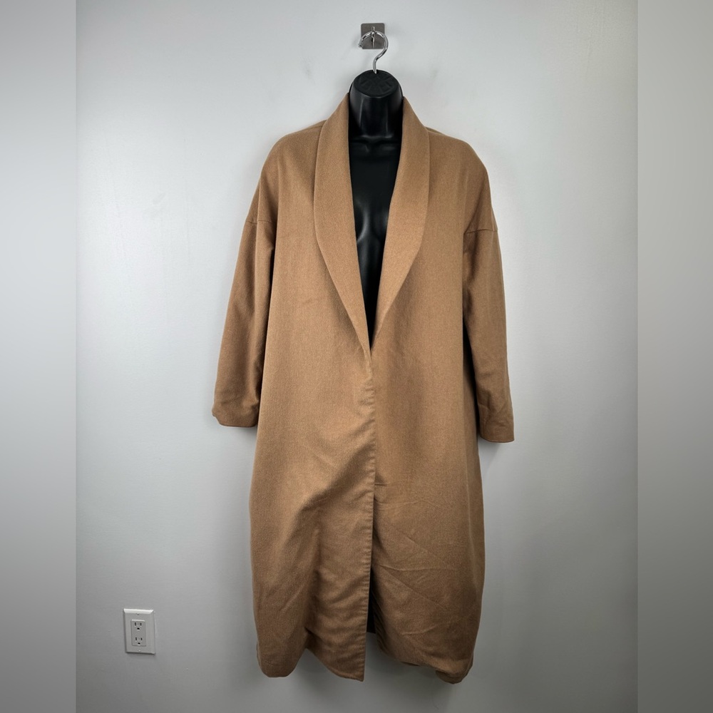 AYR Women‎ The Robe Camel Coat Size M/L